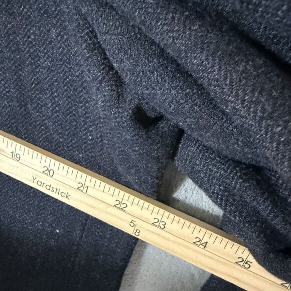 Circle S Western Blazer Sport Coat Navy Blue 46L Rodeo Cowboy Yoke Two Button - Picture 6 of 13